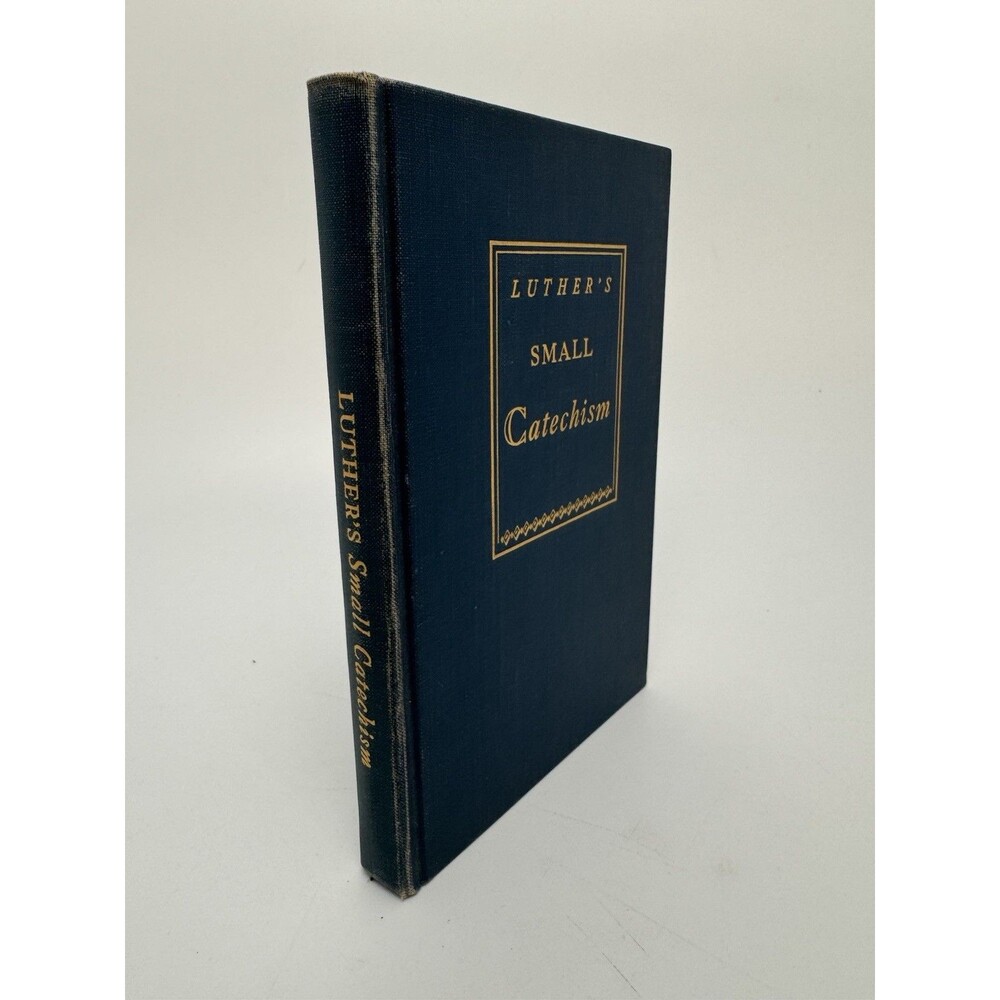 Vtg 1943 Dr Martin Luther Small Catechism Handbook Christian Doctrine Hardcover